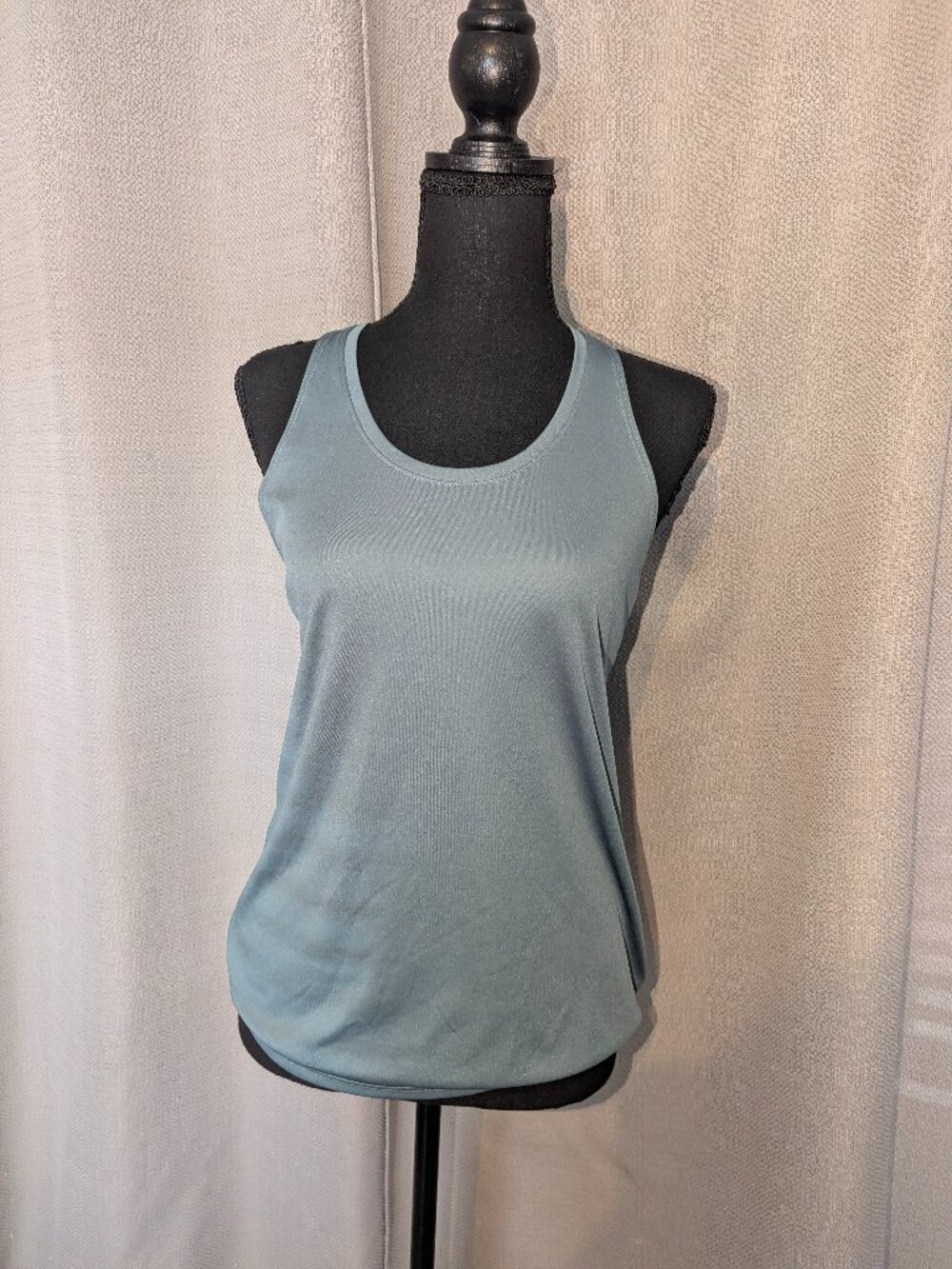 Athletic Works Dusty Teal Racerback Tank Top